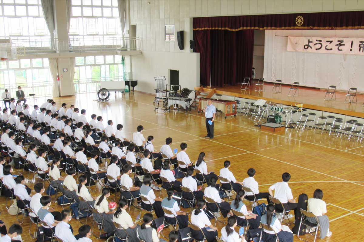 帝京長岡高等学校のオープンスクールの様子２