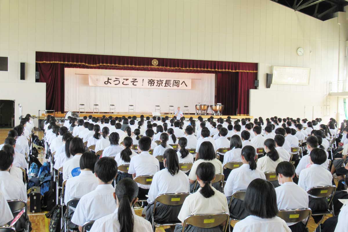 帝京長岡高等学校のオープンスクールの様子３