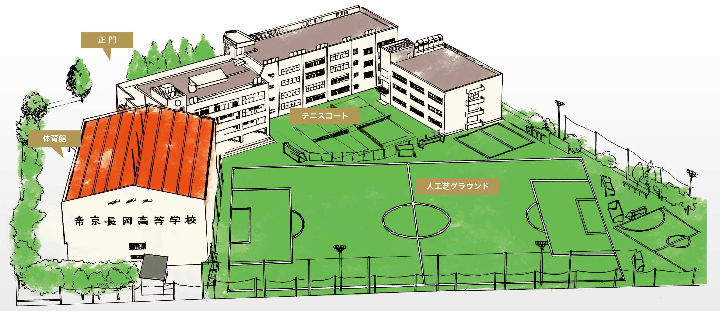 帝京長岡高等学校の施設・設備紹介