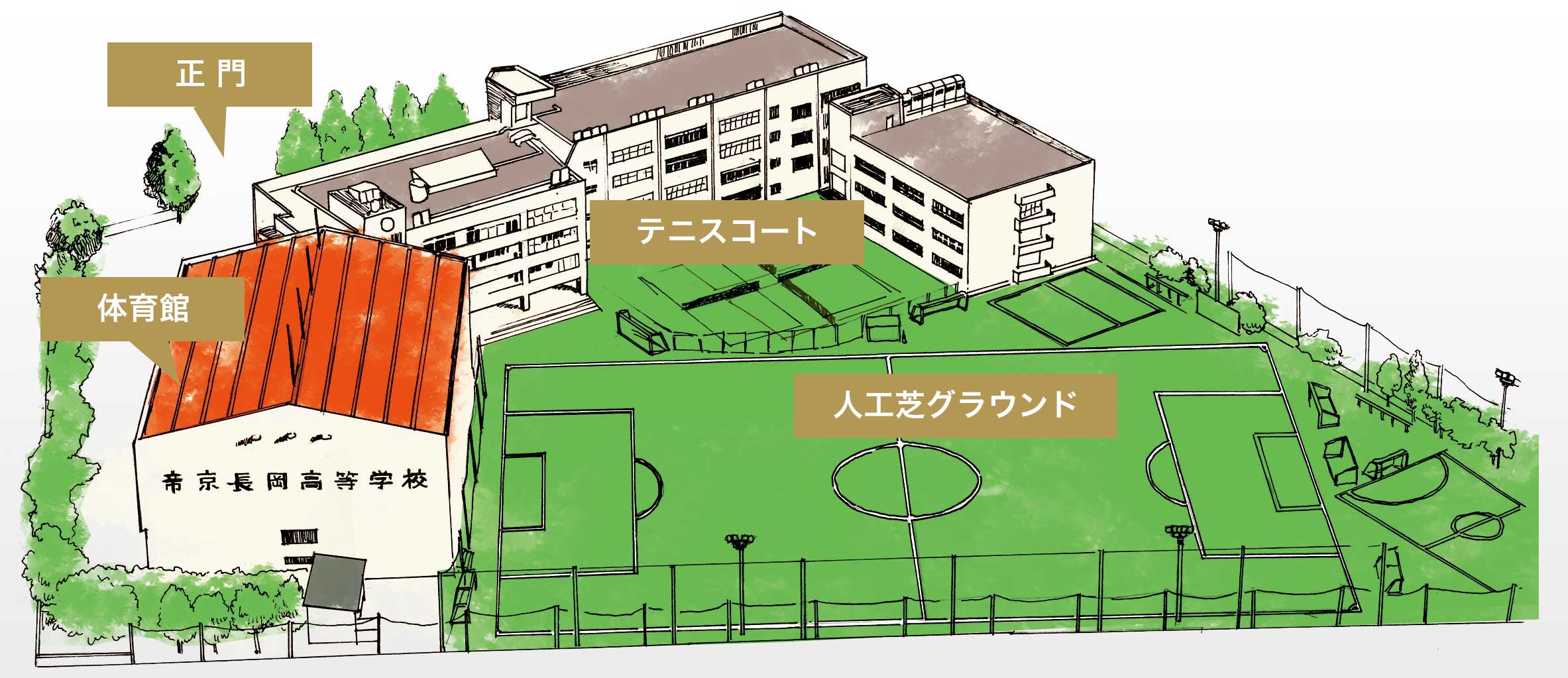 帝京長岡高等学校の施設・設備紹介